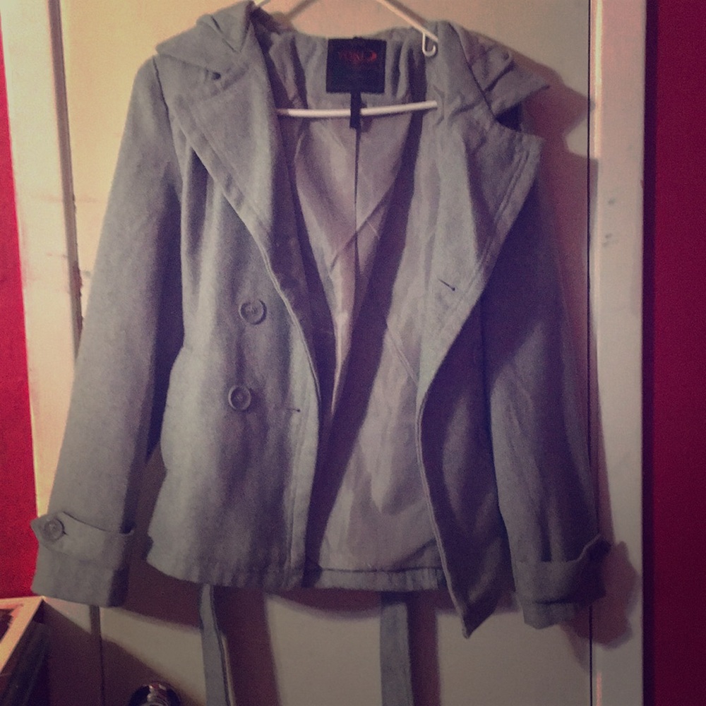 Gray winter coat
